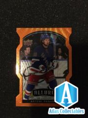 2020-21 UD Allure Orange Slice Die Cut #25 Rangers - Artemi Panarin